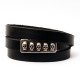 bracelet cuir véritable homme rock