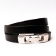 bracelet cuir véritable homme rock
